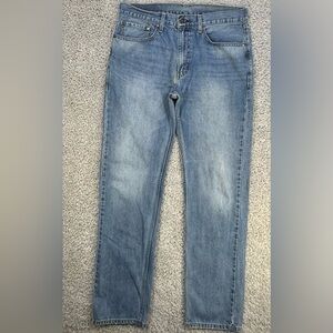 Levi's Jeans Mens 34 x 34 505 Classic Straight Regular Wash Casual Denim Street